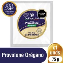 Queso DEL VECCHIO Provolone orégano rodaja (75  gr)