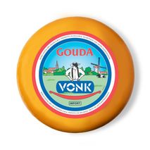 Queso VONK Gouda porcionado en tienda