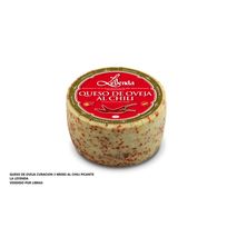 Queso de oveja Spanish Cheese Marca Exclusiva Al chili porcionado en tienda