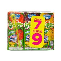 Refresco de fruta FRUPER surtido caja x9und (1400  ml)