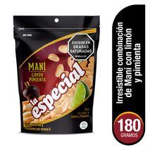 Maní LA ESPECIAL Limón Pimienta  (180  gr)