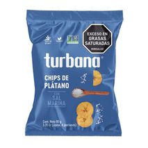 Platano natural TURBANA CHIPS  (95  gr)