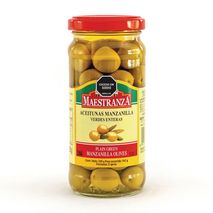 Aceitunas verdes MAESTRANZA MARCA EXCLUSIVA Enteras (142  gr)