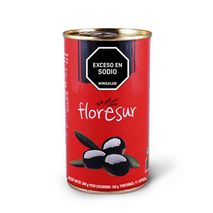 Aceitunas FLORESUR MARCA EXCLUSIVA Negra Con Hueso (185  gr)