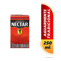 Aguardiente NECTAR Tradicional caja pequeña (250  ml)