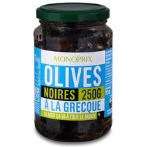 Aceitunas MONOPRIX MARCA EXCLUSIVA  (250  gr)