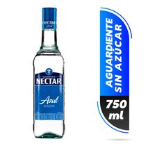Aguardiente NECTAR Azul sin azúcar botella (750  ml)