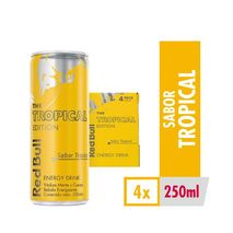 Energizante RED BULL Tropical Lata x4und 250ml (1000  ml)