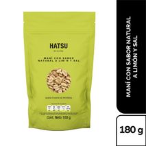 Mani HATSU Limón Y Sal (180  gr)