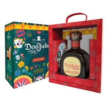 Tequila DON JULIO reposado + portavasos obsequio  (750  ml)