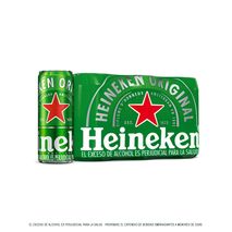Cerveza HEINEKEN tipo lager lata (1860  ml)