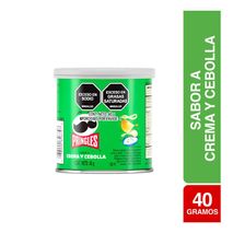 Papas PRINGLES Sabor a Crema y Cebolla  (40  gr)