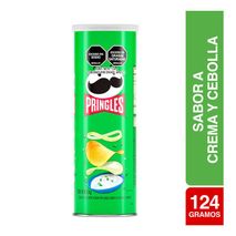 Papas PRINGLES Sabor a Crema y Cebolla  (124  gr)