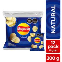 Papas MARGARITA Natural x12und 25gr (300  gr)