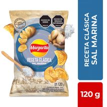 Papas MARGARITA Receta clásica Sal Marina (120  gr)