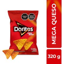 Pasabocas DORITOS Mega Queso Familiar (320  gr)