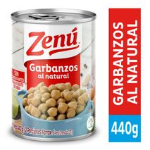 GARBANZO EN LATA  ZENU 231  gr