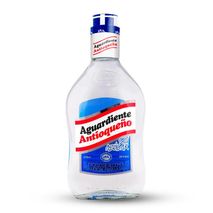 Aguardiente ANTIOQUENO azul sin azúcar media (375  ml)