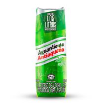 Aguardiente ANTIOQUENO verde sin azúcar caja (1050  ml)