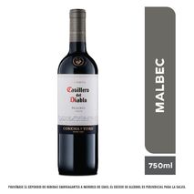 Vino tinto CASILLERO DEL DIABLO malbec Malbec (750  ml)