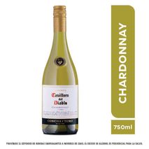 Vino blanco CASILLERO DEL DIABLO chardonnay Chardonna (750  ml)