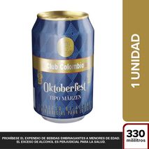 Cerveza CLUB COLOMBIA tipo märzen en lata (330  ml)
