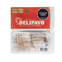 Pechuga de pavo DELIPAVO Mediterránea (120  gr)