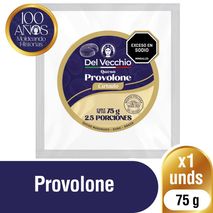 Queso DEL VECCHIO Provolone curado rodaja (75  gr)