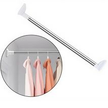 Tubo Barra Colgar Cortina Ropa 130 240 Cm
