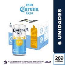 Cerveza CORONA cero x6und (1614  ml)