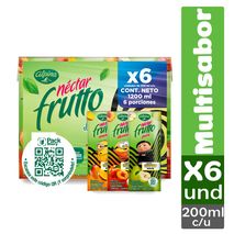 Jugo FRUTTO Surtido Caja x6und 200ml (1200  ml)