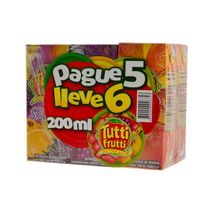 Refresco de fruta TUTTI FRUTTI surtido caja x6und (1000  ml)
