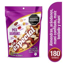 Mezcla frutos secos LA ESPECIAL Arándanos (180  gr)