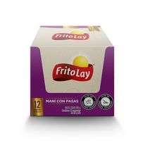Maní FRITO LAY Con Pasas x12und 50gr (600  gr)