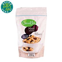 MANI CON SAL Y PASAS CARULLA  (200  gr)