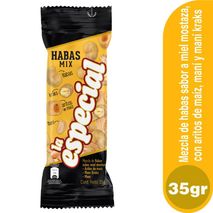 Mezcla frutos secos LA ESPECIAL mix habas sabor miel mostaza (35  gr)