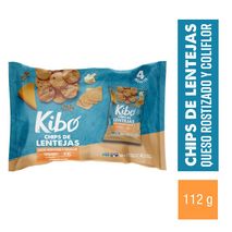 Chips de lentejas KIBO queso rostizado y coliflor (112  gr)