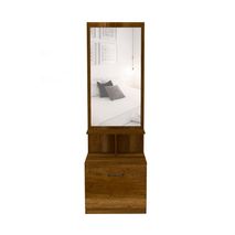 Mueble Recibidor Con Espejo Madera Aglomerada Moderno
