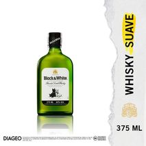 Whisky BLACK AND WHITE media 8 Años (375  ml)
