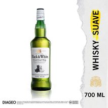 Whisky BLACK AND WHITE botella 8 Años (700  ml)