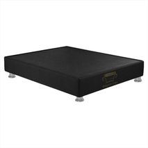 Base Cama Sommier Elegant 140X190 Ecocuero Negro