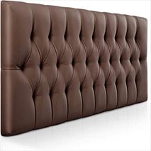 Cabecero 140X60 Rombos Chocolate Sintético