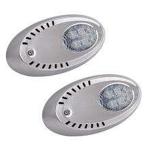 Attwood Led Docking Lights Stainless Steel Oval Bezel White Led Par
