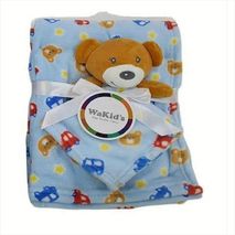 Cobija Acolchada Bebe Infantil Ultra Suave Niños Colores Surtidos Ref. Wakids 76762