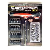 Juego De Cubos Y Puntas Hexagonales Destornillador Duramax 0630 Gris