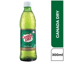 Gaseosa CANADA DRY ginger ale botella vidrio (300  ml)
