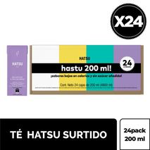 Té HATSU surtido caja x24und 200ml (4800  ml)