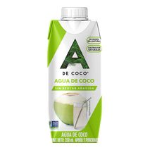 Agua de coco A DE COCO sin azúcar (330  ml)