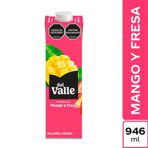 Refresco DEL VALLE mango y fresa (946  ml)