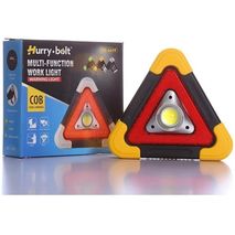 Triángulo luz emergencia vial carro moto